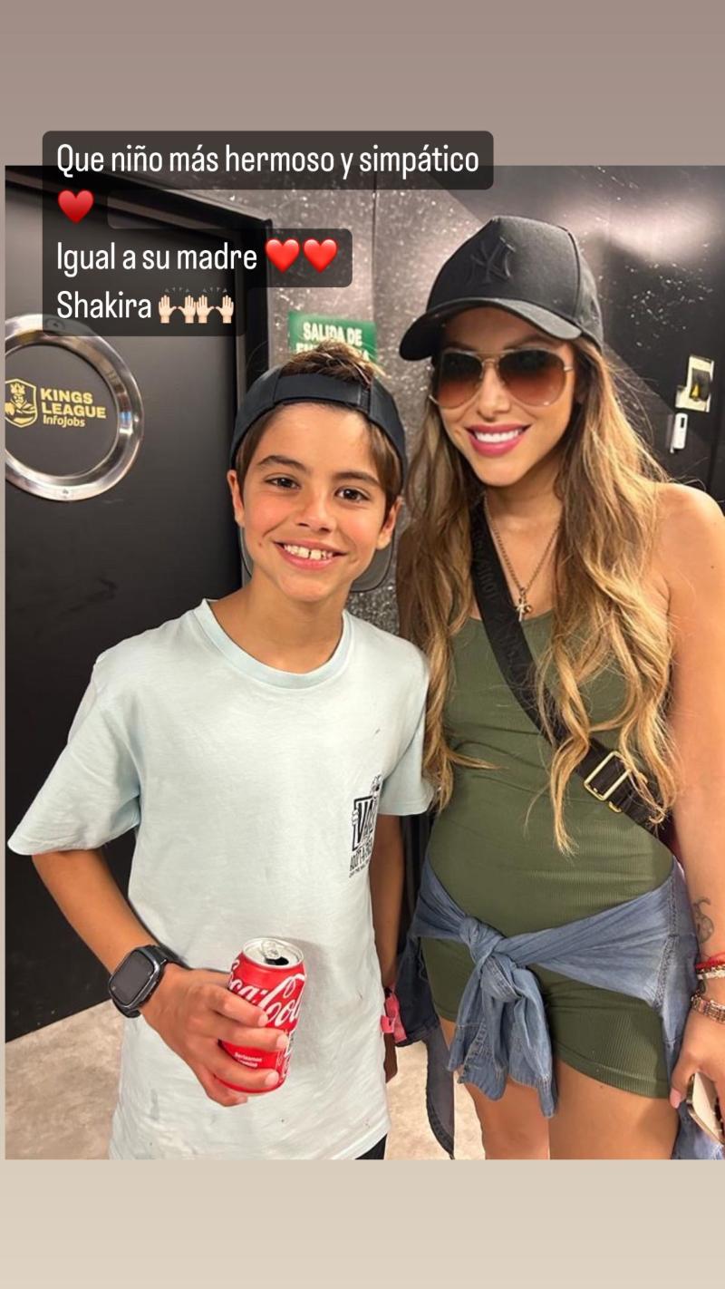 Marité Matus junto al hijo de Shakira y Gerard Piqué - Instagram