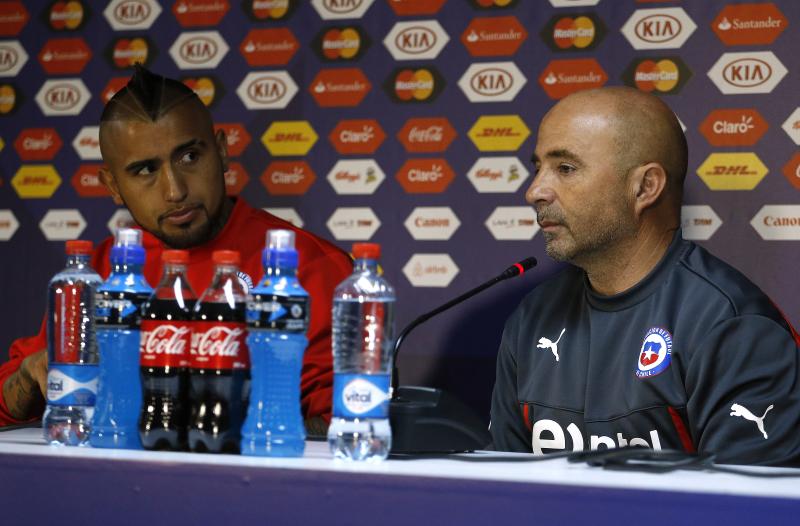 Arturo Vidal tildó a Jorge Sampaoli como "un perdedor".