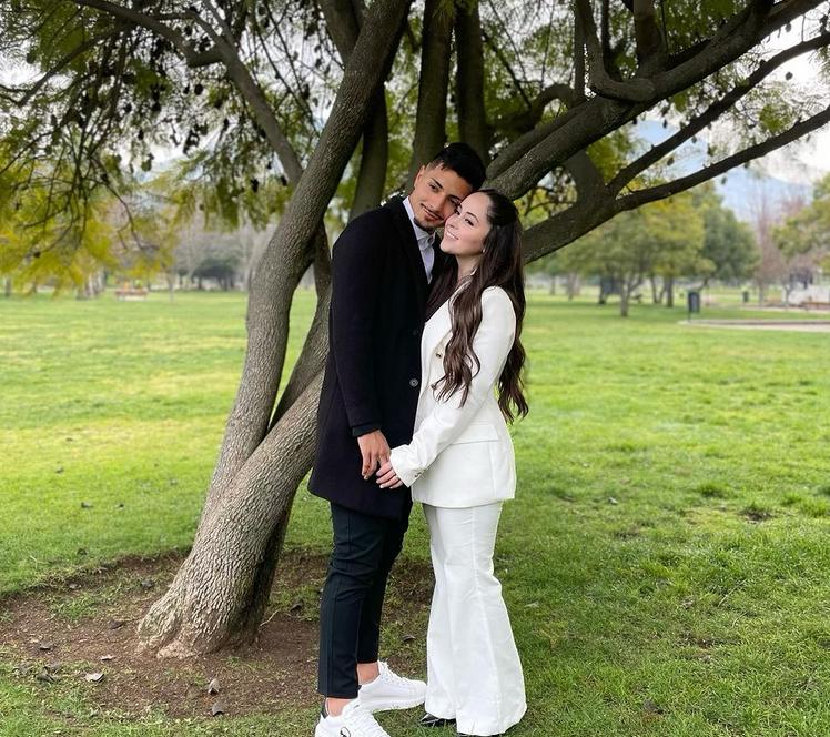 Williams Alarcón se casó con Camila Gutiérrez (Instagram)