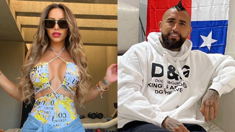 Arturo Vidal respondió al 'palito' de Marité Matus.