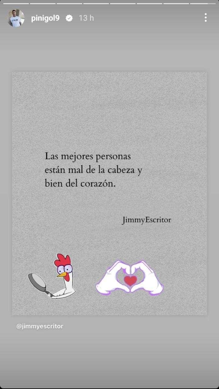 Mauricio Pinilla tras la partida de Gala Caldirola: "Las mejores personas están mal de la cabeza y bien del corazón".