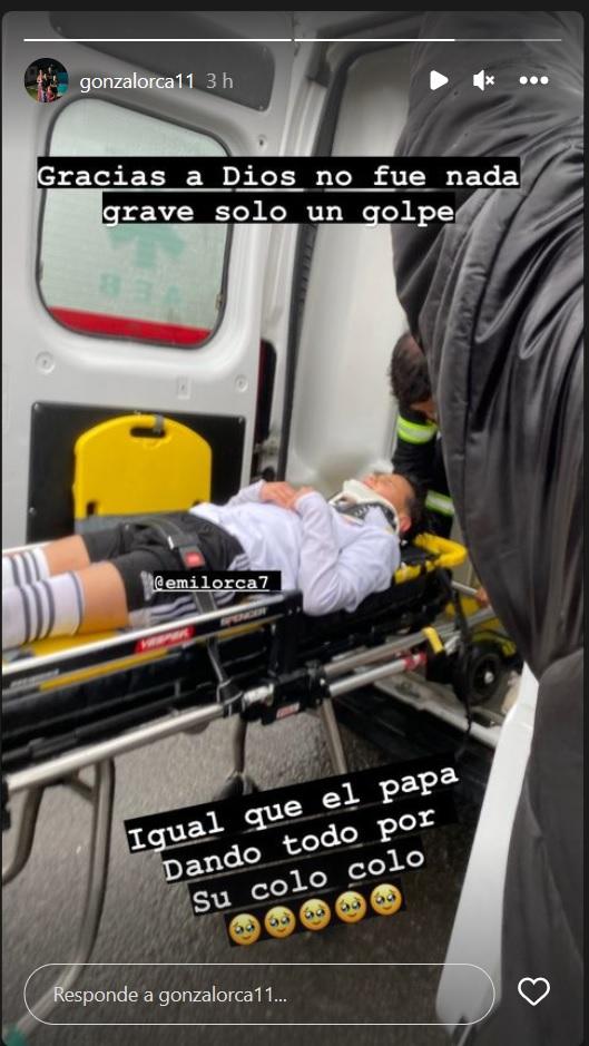 Juan Gonzalo Lorca publicó esta imagen en sus historias de Instagram. Imagen: Pantallazo.