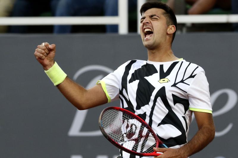 Tomás Barrios es el nuevo número tres del tenis chilenos tras la actualización del ranking ATP - Créditos: Photosport