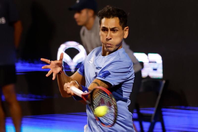 Alejandro Tabilo fue eliminado del ATP de Los Cabos. Crédito: Photosport.