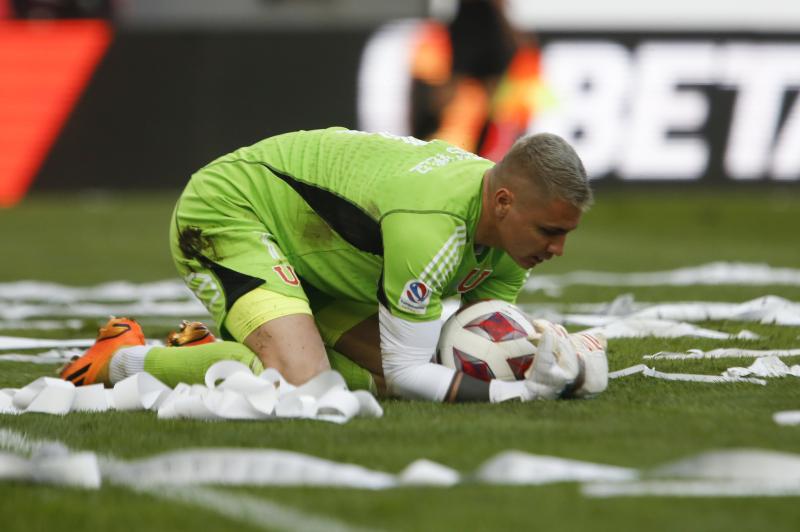 Cristóbal Campos, portero de la U - Photosport