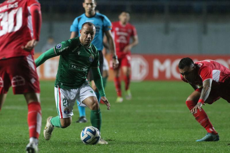 Marcelo Díaz fue el villano de la tarde en el estadio El Teniente de Rancagua. Imagen: Photosport.