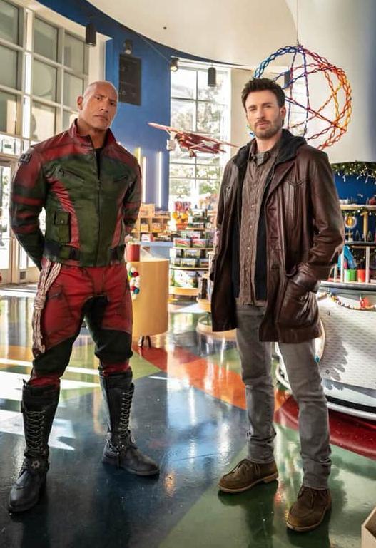 Dwayne Johnson y Crhis Evans - Filmaffinity