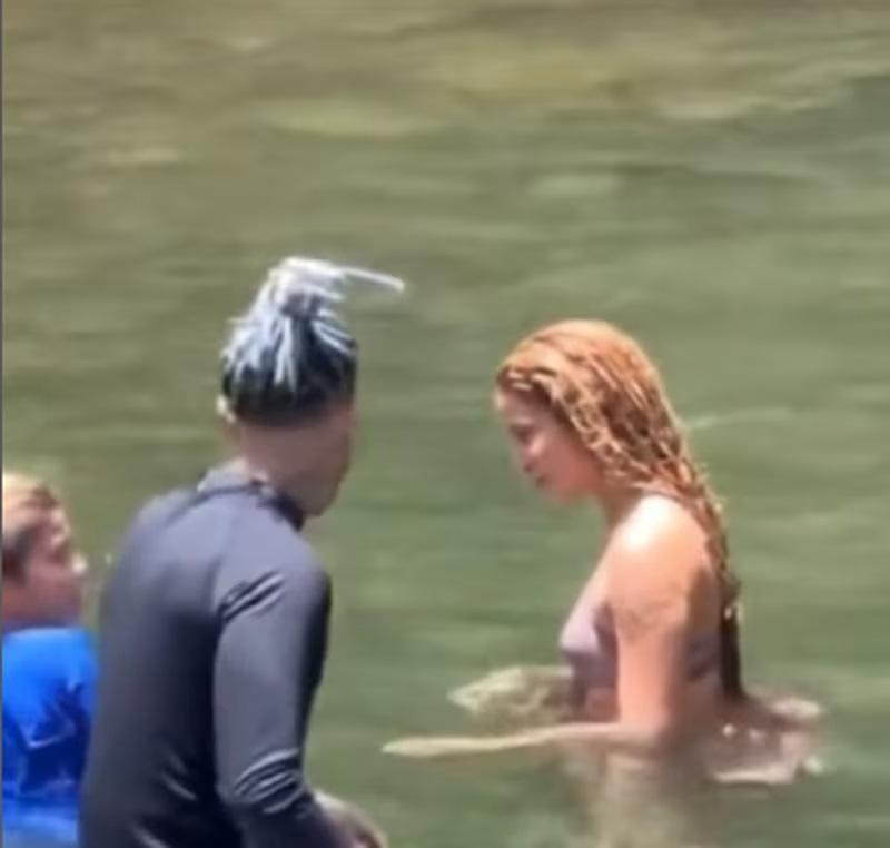 Shakira junto a Rauw Alejandro en Puerto Rico (TWITTER)