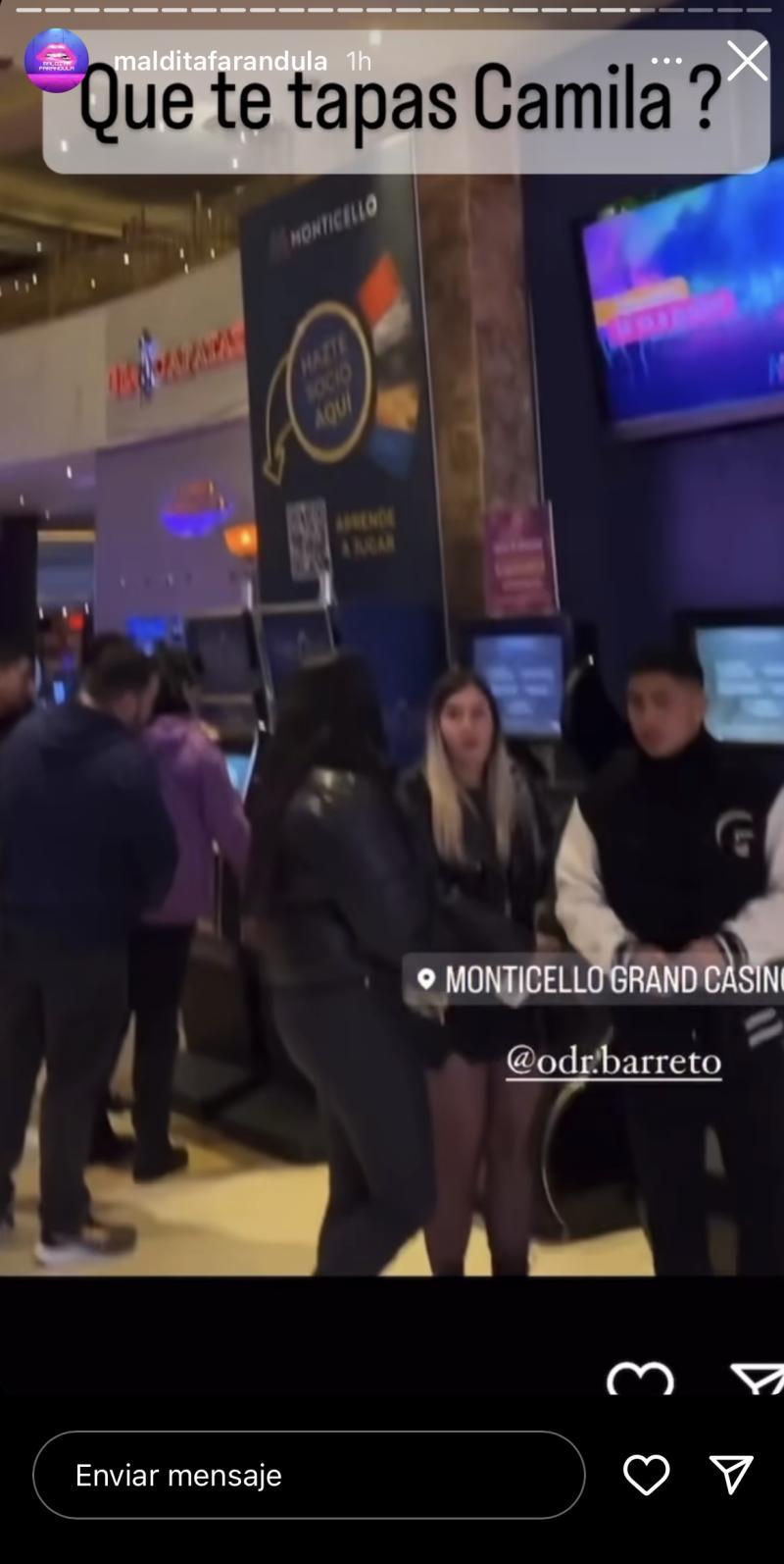 Jordhy Thompson junto a Camila Sepúlveda (Maldita Farándula)