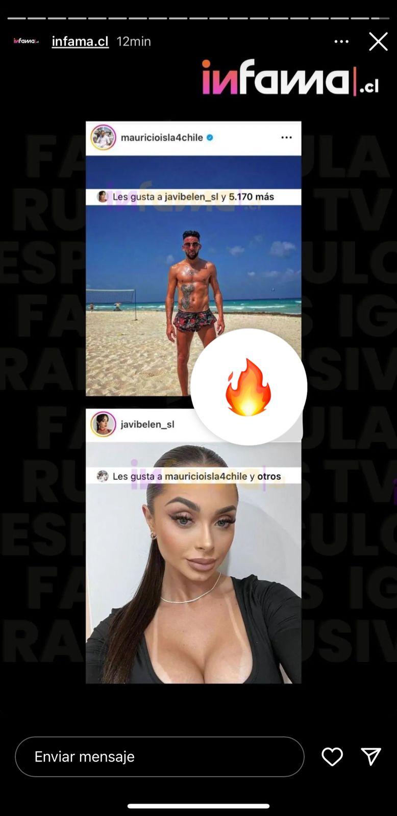 La nueva conquista de Mauricio Isla. (Infama.cl)