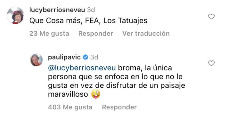 Paula Pavic defendió a Marcelo Ríos - Instagram