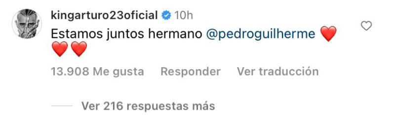 La respuesta de Arturo Vidal a la acusación de Pedro contra el cuerpo técnico de Jorge Sampaoli - Captura Instagram