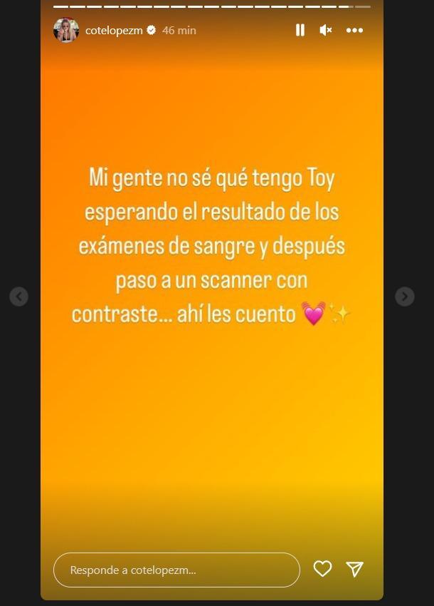 Captura Instagram @cotelopezm