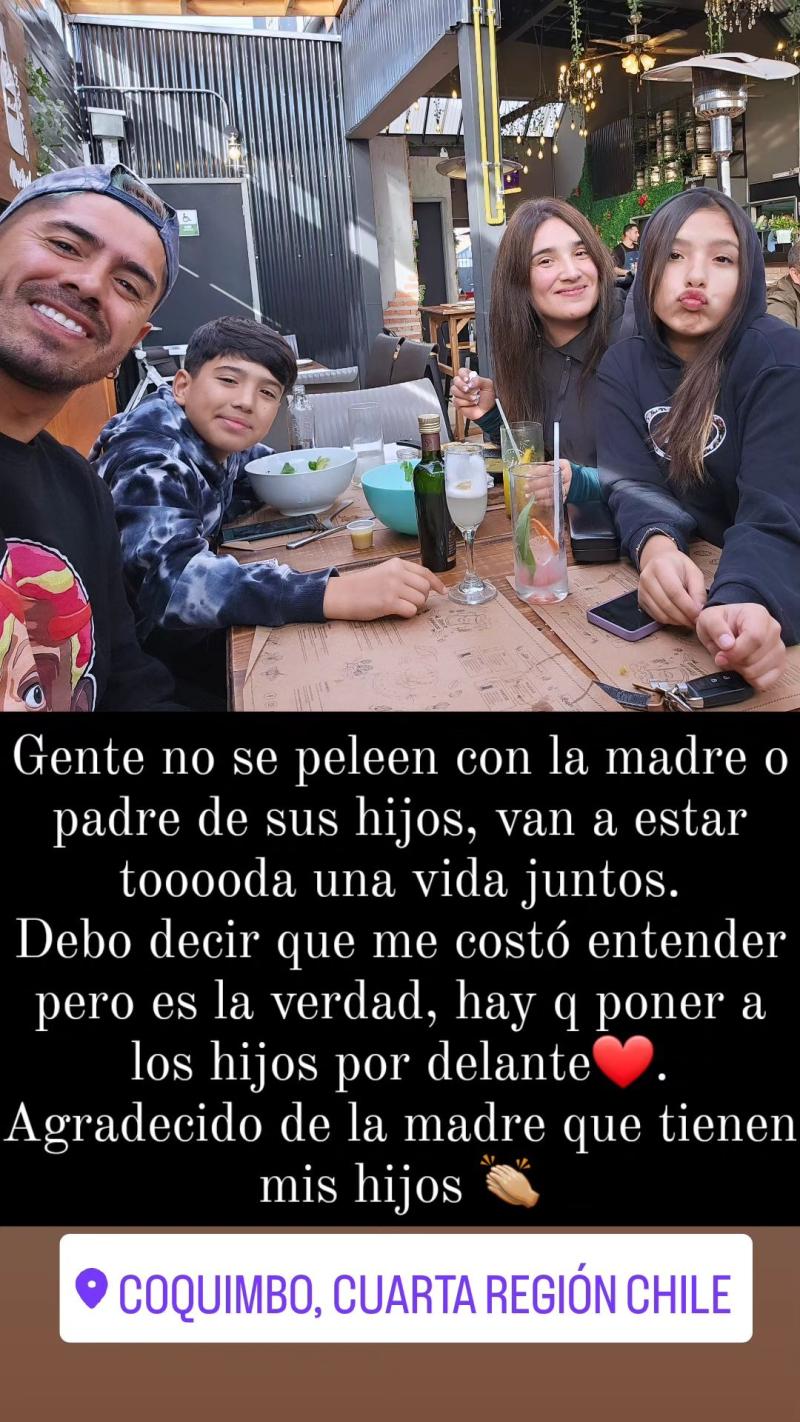 El tierno mensaje de Diego Sanchez - Instagram