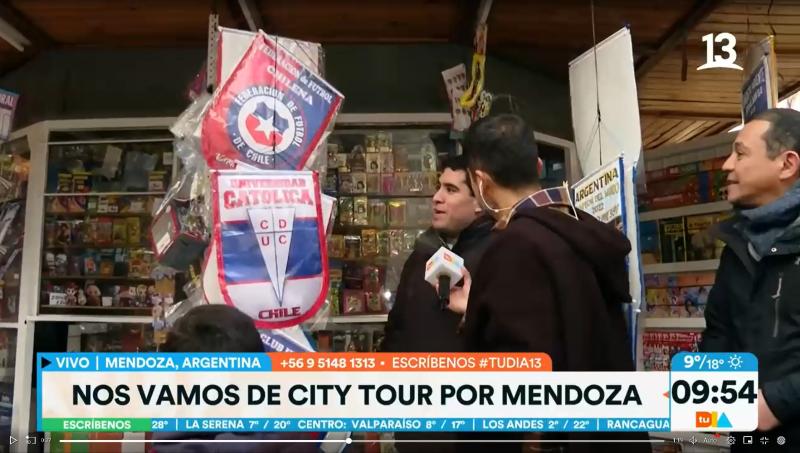 En Argentina venden productos de La Roja, la UC y la U para hinchas chilenos, pero no había de Colo Colo - Captura