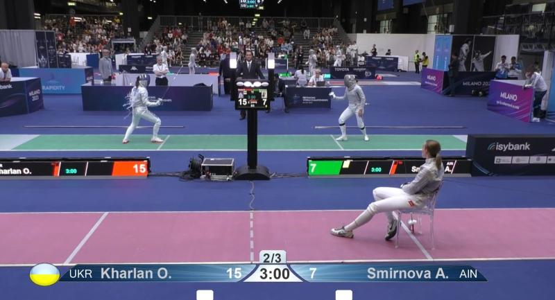 El tenso momento donde la guerra se tomó el Mundial de Esgrima - Twitter