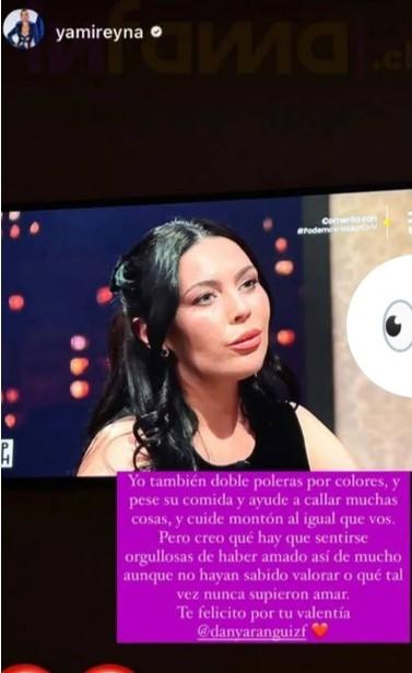 Yamila Reyna apoyó a Daniela Aránguiz - Foto Instagram