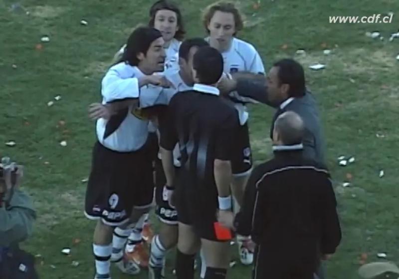 La pelea de Iván Zamorano y Carlos Chandía (TNT)