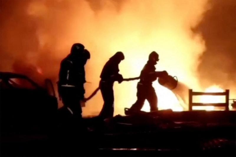 Al menos 35 muertos en un inmenso incendio en una gasolinera en Rusia