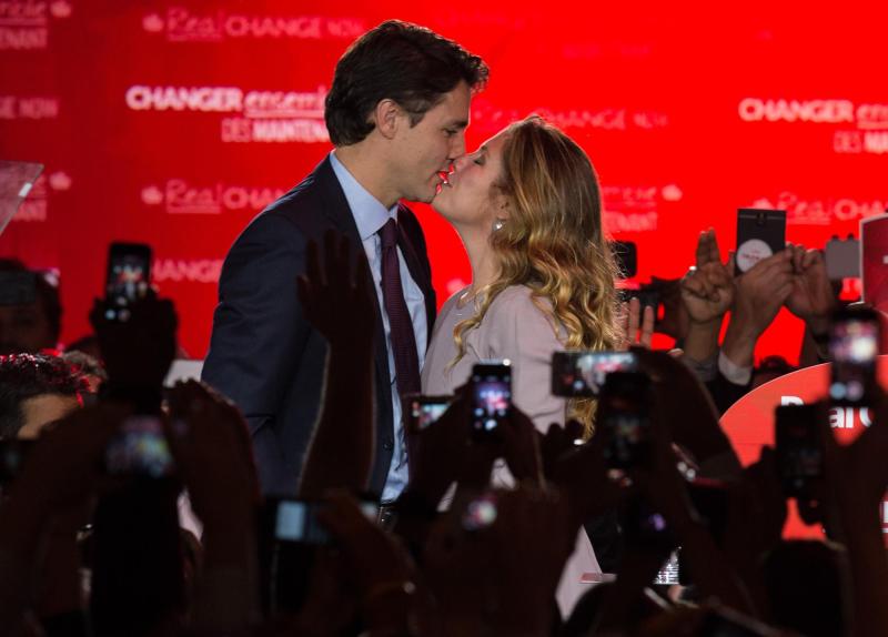 AFP - Justin Trudeau y su ex esposa Sophie