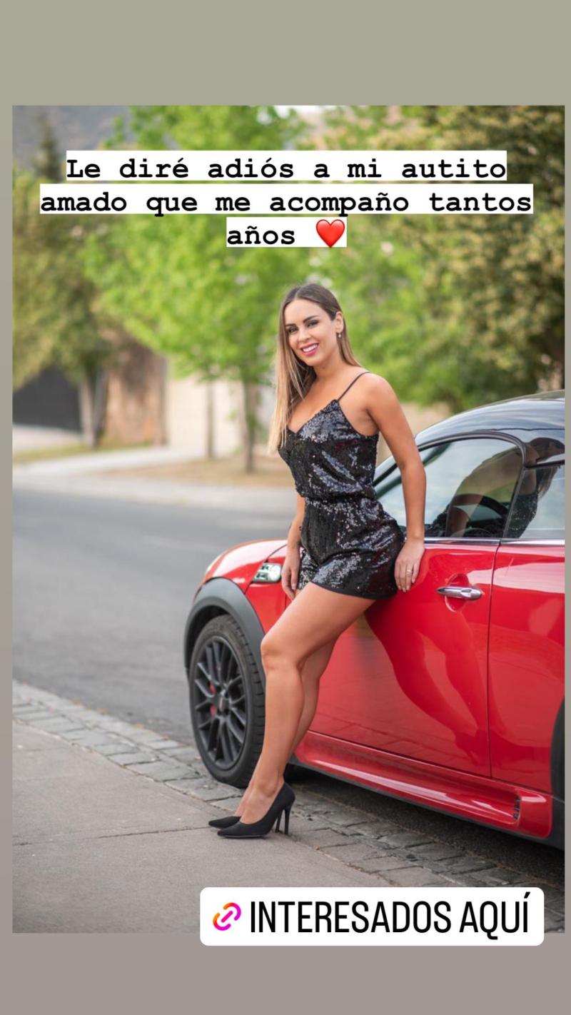 Maura Rivera sorprendió a sus seguidores al vender su querido MINI Cooper (Instagram)