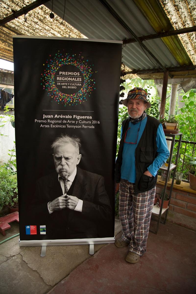 Juan Arévalo Figueroa, actor chileno - Créditos: Culturas Biobío