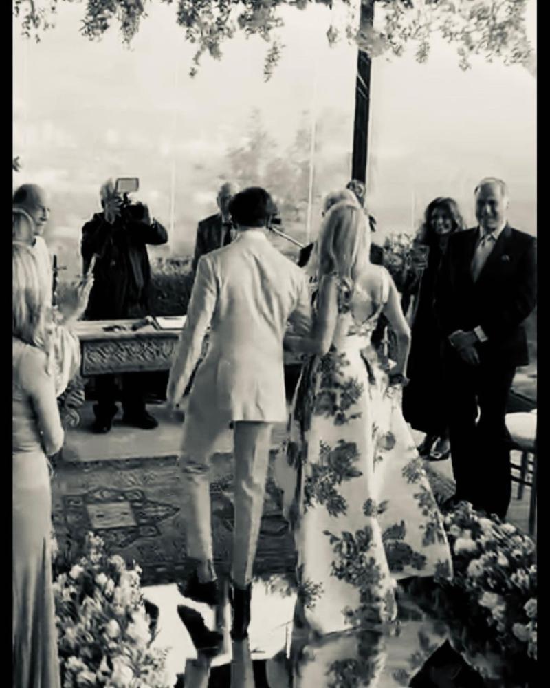 Instagram - Máximo Menem revela fotos del matrimonio de Cecilia Bolocco