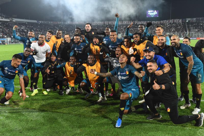 Deportivo Pereira, verdugo de Colo Colo, clasificó a cuartos de final de la Copa Libertadores 2023. Crédito: Agencia Uno.