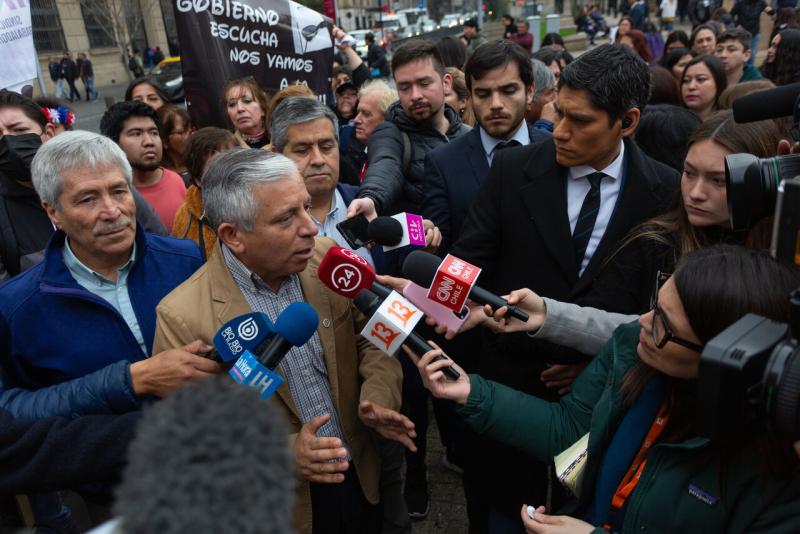 Agencia Uno - Carlos Díaz, presidente del Colegio de Profesores
