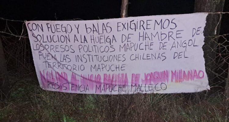 Captura - Desconocido quemaron una iglesia evangélica, una casa y un vehículo en Ercilla.