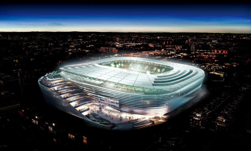 Así se verá el nuevo estadio del Real Betis - Créditos: Prensa Club