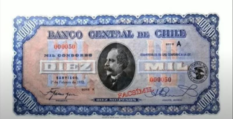 Captura Error Coins Chile - Así es el billete más caro de Chile