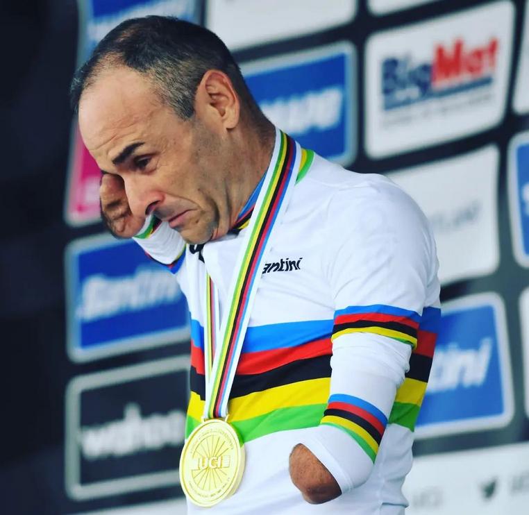 Ricardo Ten en el Mundial de Ciclismo Paralímpico - Créditos: Instagram