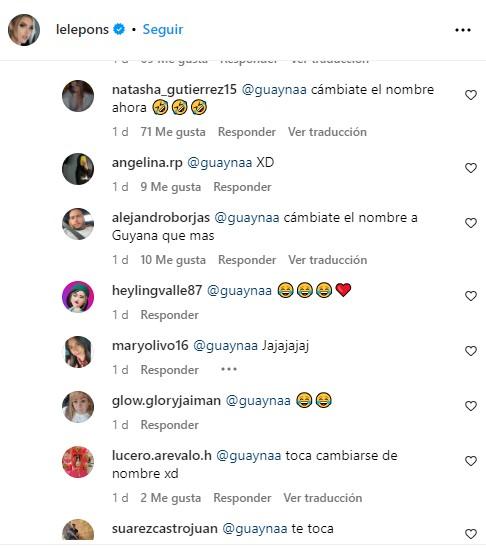 Comentarios de la publicación de Lele Pons