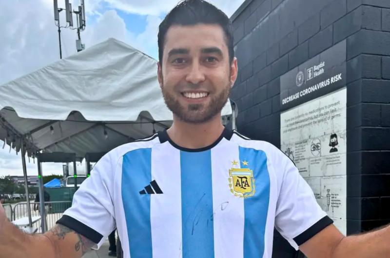 Cristian Salamanca, el trabajador despedido gracias a Lionel Messi - Créditos: Twitter
