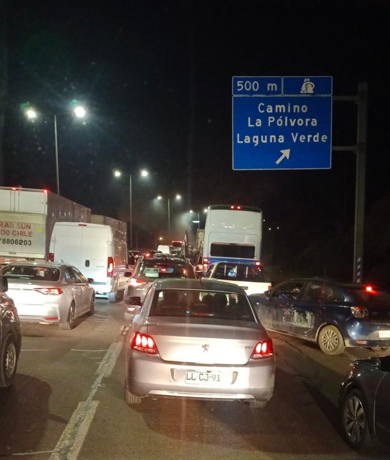 Captura X - Manifestantes en la Ruta 68