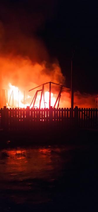 Conferencia Episcopal de Chile - Capilla consumida en atentado incendiario