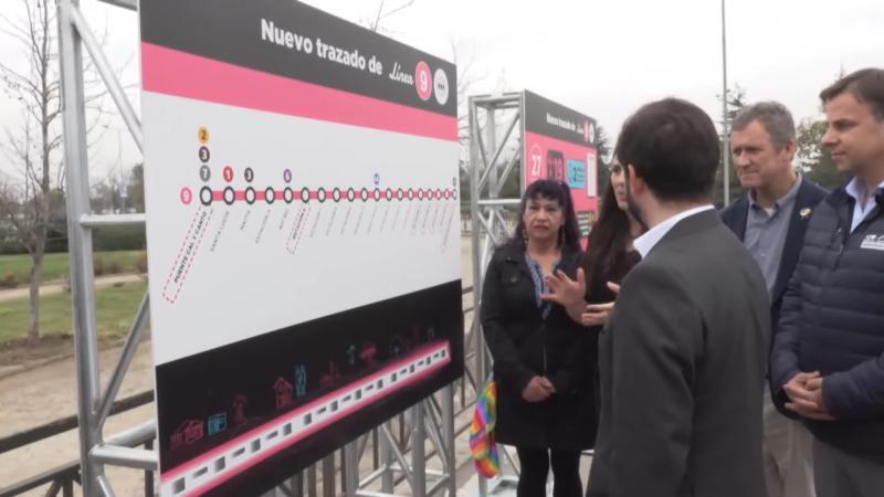 Captura Metro - Línea 9 del Metro de Santiago