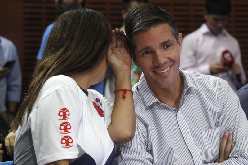 Michael Clark, presidente de Azul Azul, estaría evaluando su salida de la U. (Photosport)