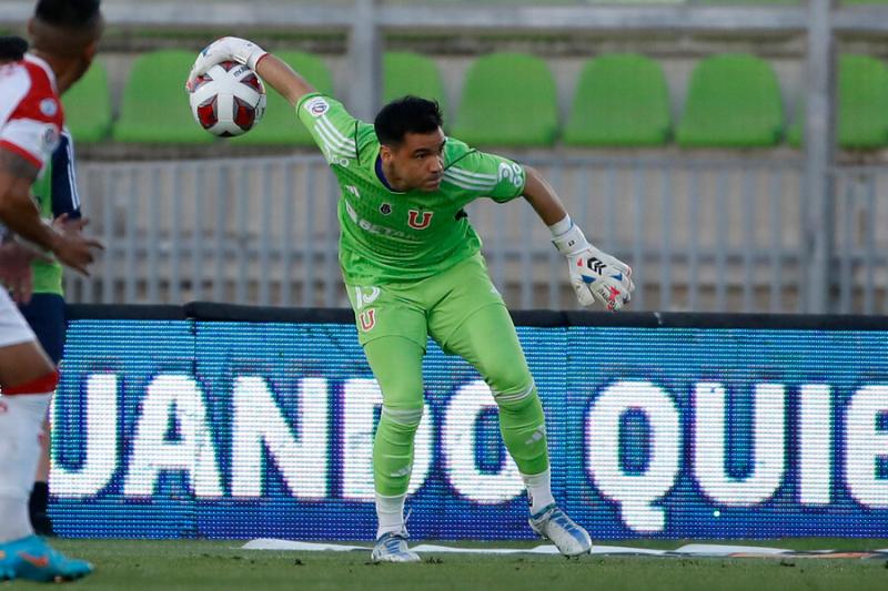 Cristopher Toselli será el guardameta titular de Universidad de Chile. Imagen: Photosport.