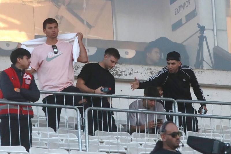 Bruno Barticciotto estuvo presente en el estadio Monumental. Imagen: Photosport.