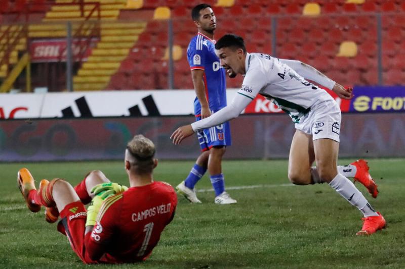 La U fue goleada por O'Higgins en el estadio Santa Laura. Imagen: Photosport.