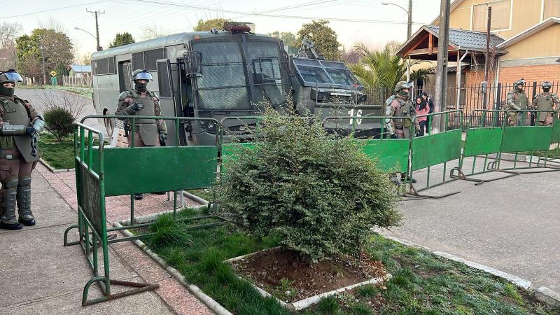 Cedida - Toma de Municipalidad de Ercilla