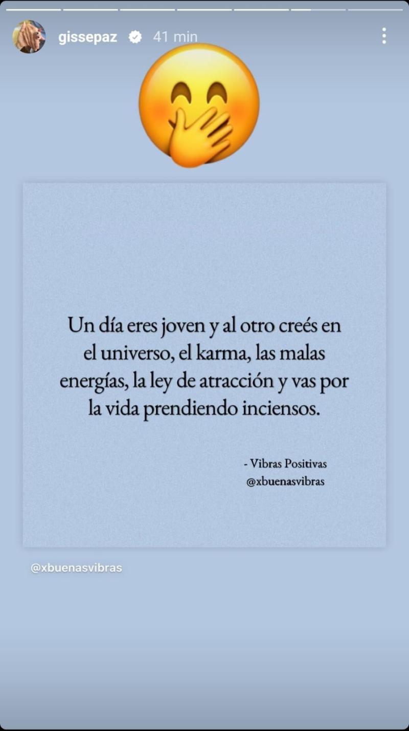 Gissella Gallardo compartió 'palito' para Mauricio Pinilla. / Foto: Instagram