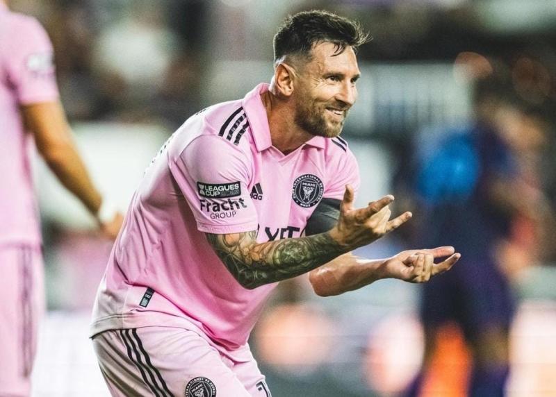 Messi volvió a festejar al estilo Marvel el triunfo de Inter Miami. / Foto: @intermiamicf