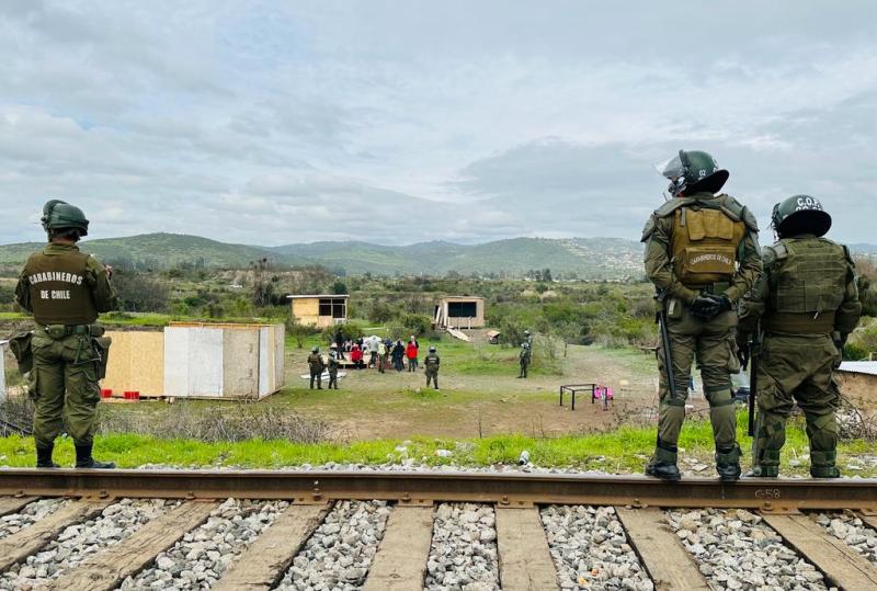 Carabineros - Desalojo de "toma vip" en Quillota