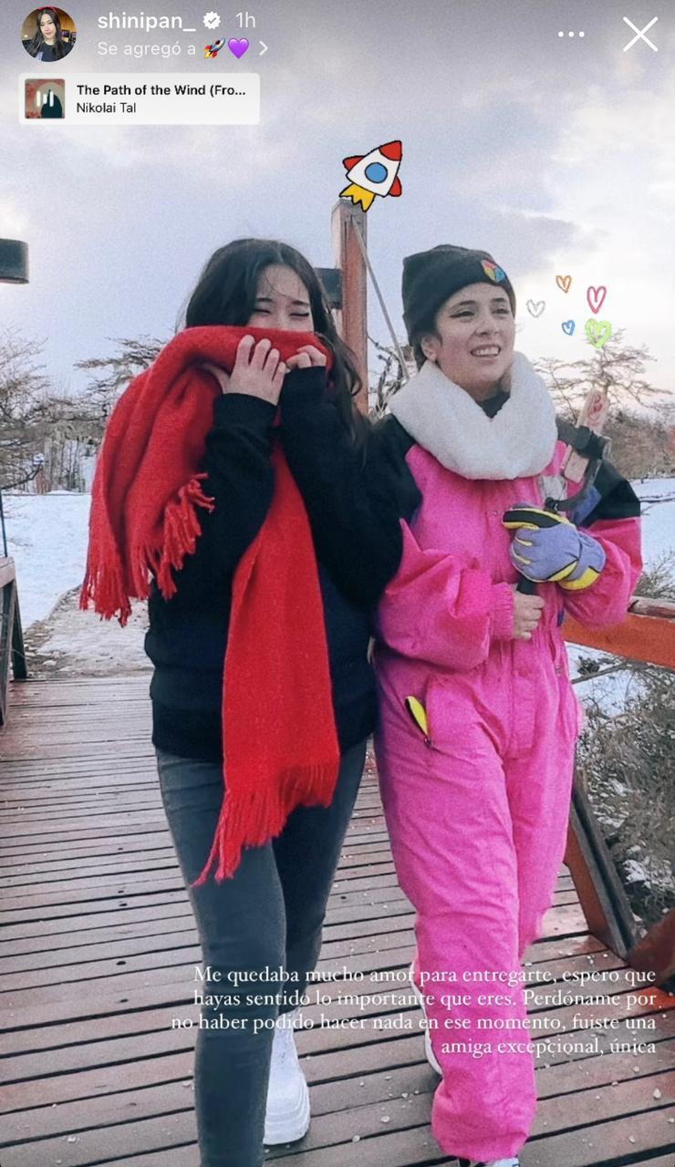 Instagram - El mensaje de Shinipan a MaruRockets