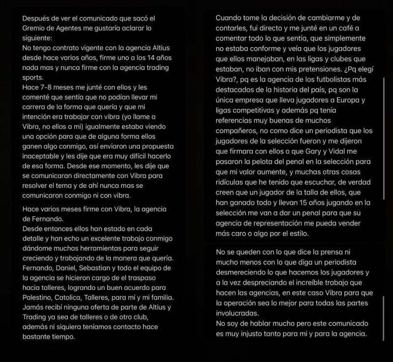 Bruno Barticciotto salió a defenderse en redes - Créditos: Instagram