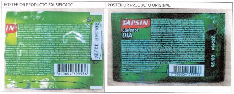 ISP - Tapsin falsificado