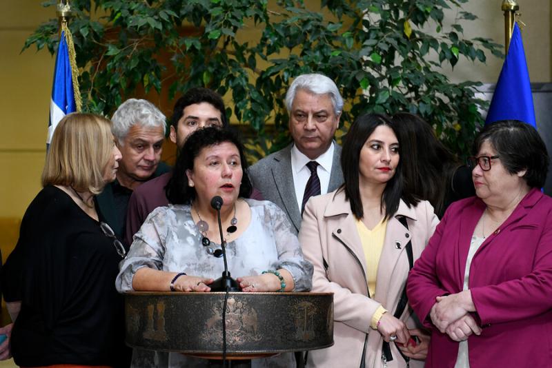 Agencia Uno - Diputada PC Lorena Pizarro